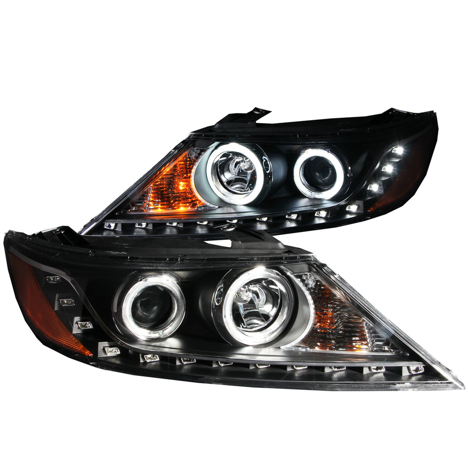 Projector Headlight Set w/Halo For 2011-2013 Kia Sorento 111248