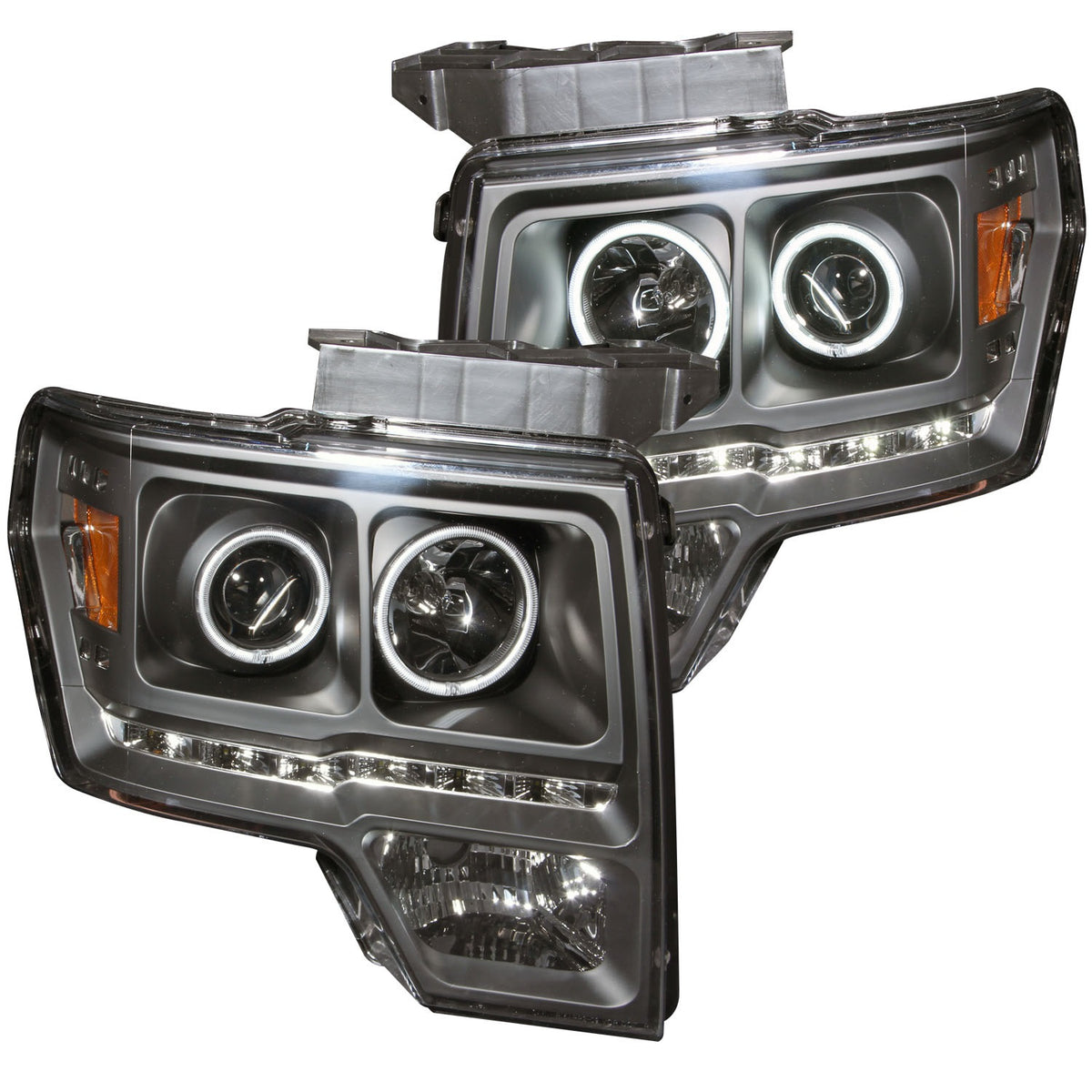 Projector Headlight Set w/Halo For 2009-2014 Ford F-150 111298