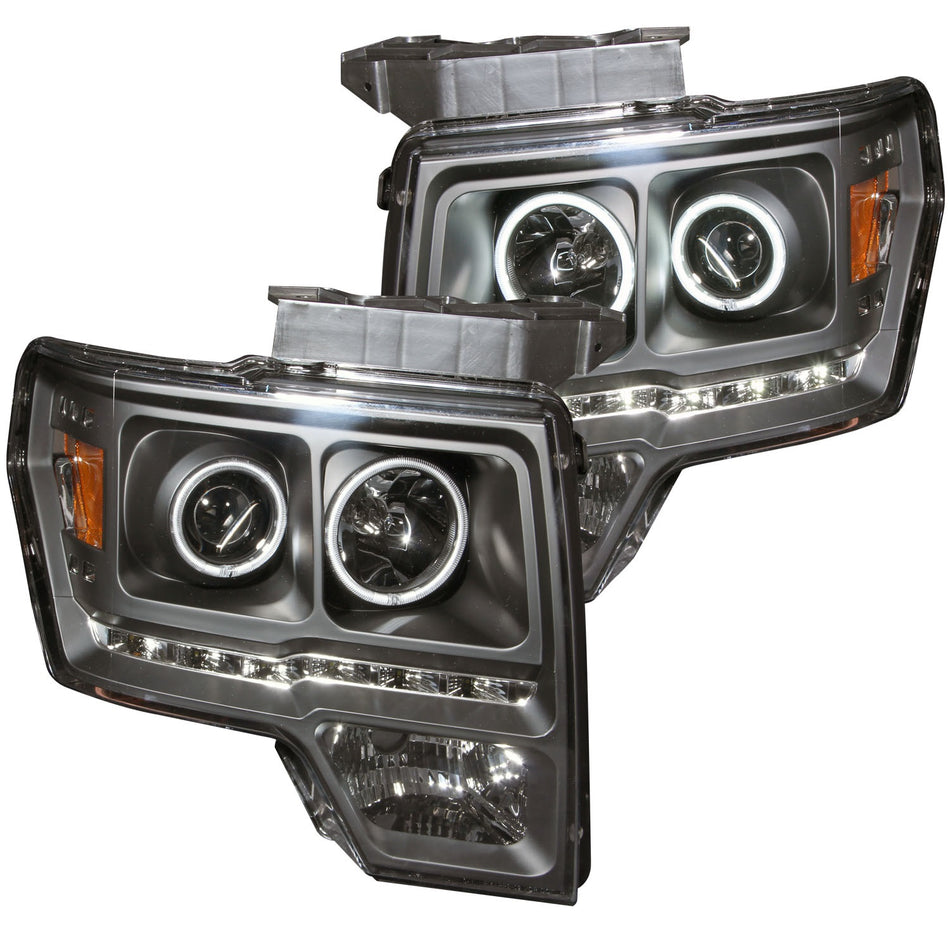 Projector Headlight Set w/Halo For 2009-2014 Ford F-150 111298
