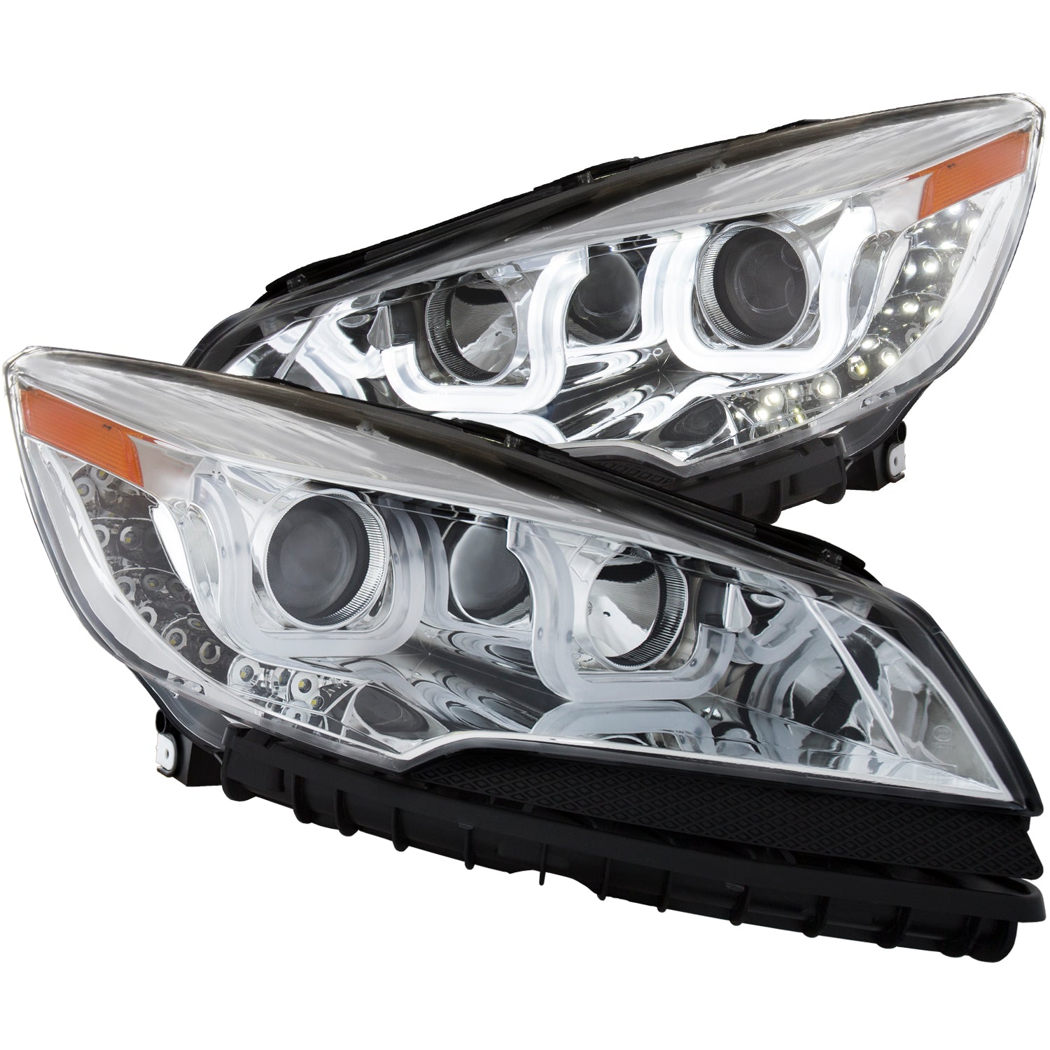 Projector Headlight Set For 2013-2016 Ford Escape 111325