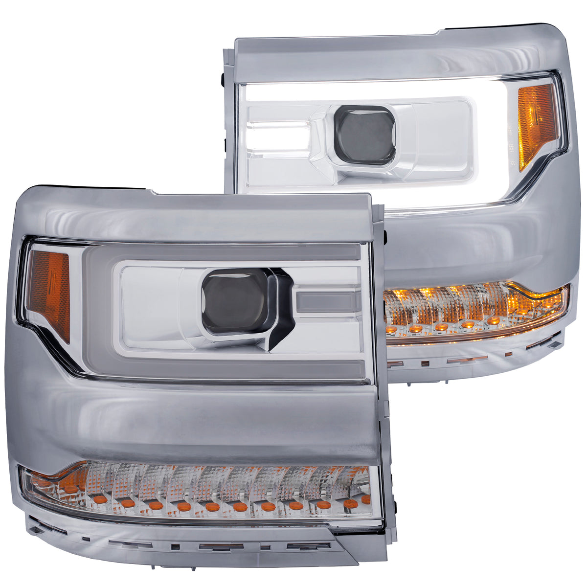 Projector Headlight Set For 2016-2018 Chevrolet Silverado 1500 111374