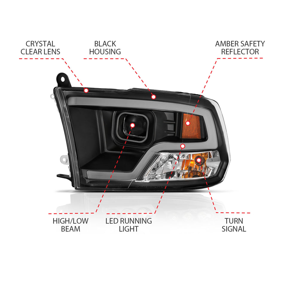 ANZO USA - ANZO USA Projector Headlights - 111404