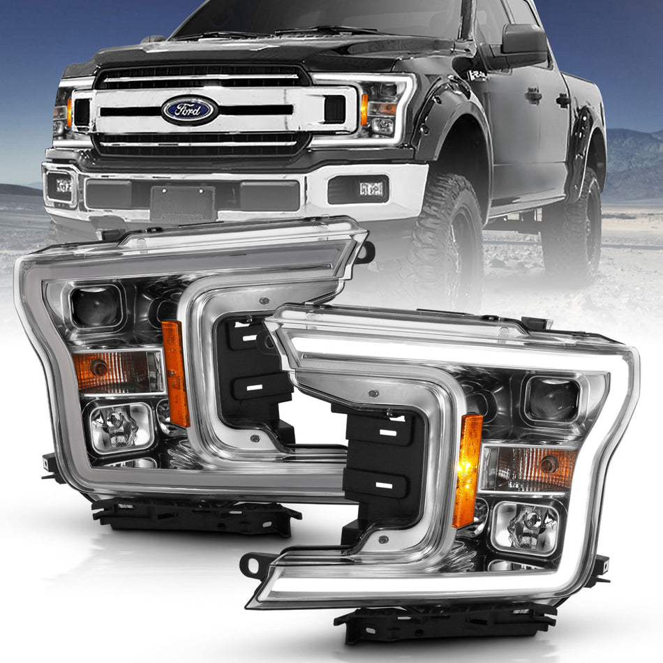 Projector Headlights For 2018-2020 Ford F-150 111468