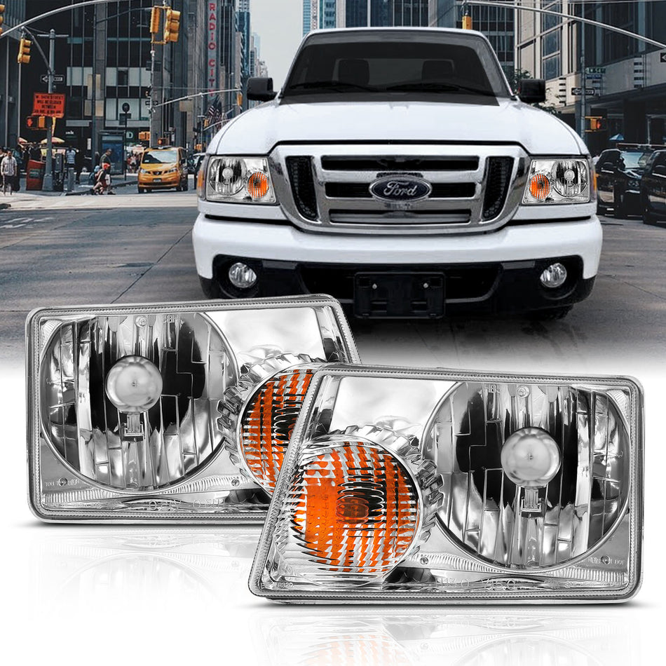 Crystal Headlights For 2001-2011 Ford Ranger 111473