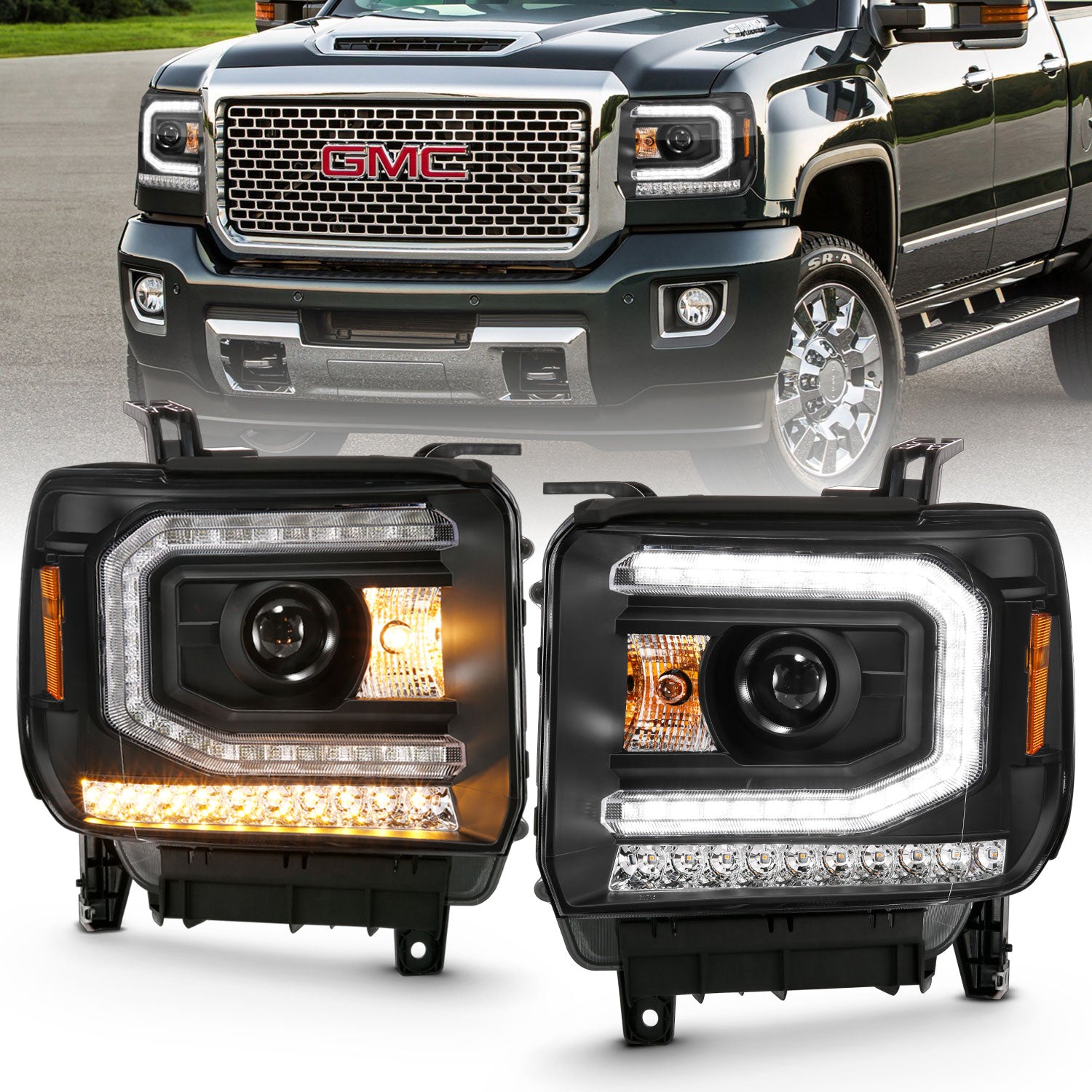 Projector Headlight For 2016-2019 GMC Sierra 1500 111485