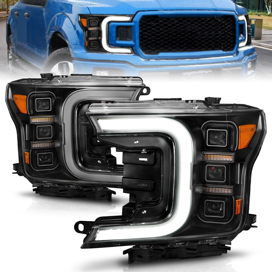 LED Projector Headlight For 2018-2020 Ford F-150 111519