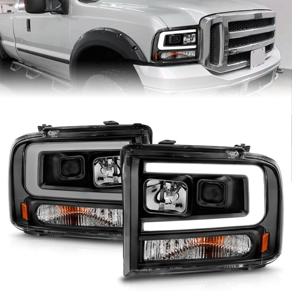 Projector Headlight For 2005-2007 Ford F-550 Super Duty 111551