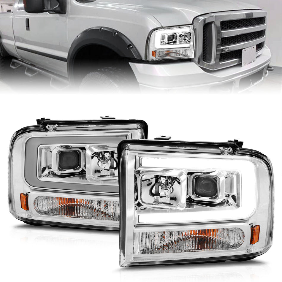 Projector Headlight For 2005-2007 Ford F-550 Super Duty 111552