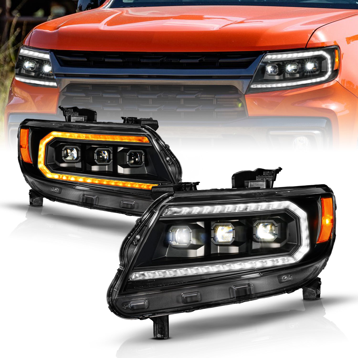LED Projector Headlight For 2015-2022 Chevrolet Colorado 111634