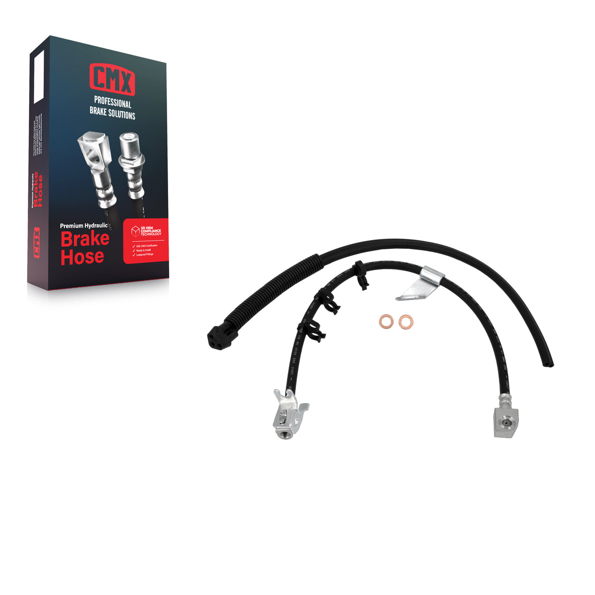 Front Left Brake Hydraulic Hose 12-H620324 For Ford Expedition Lincoln Navigator 4WD