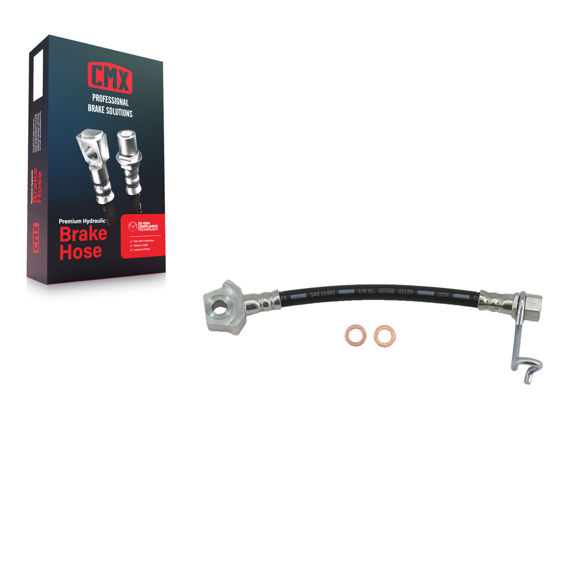 Rear Right Brake Hydraulic Hose 12-H620694 For Ford F-350 Super Duty F-250 Excursion