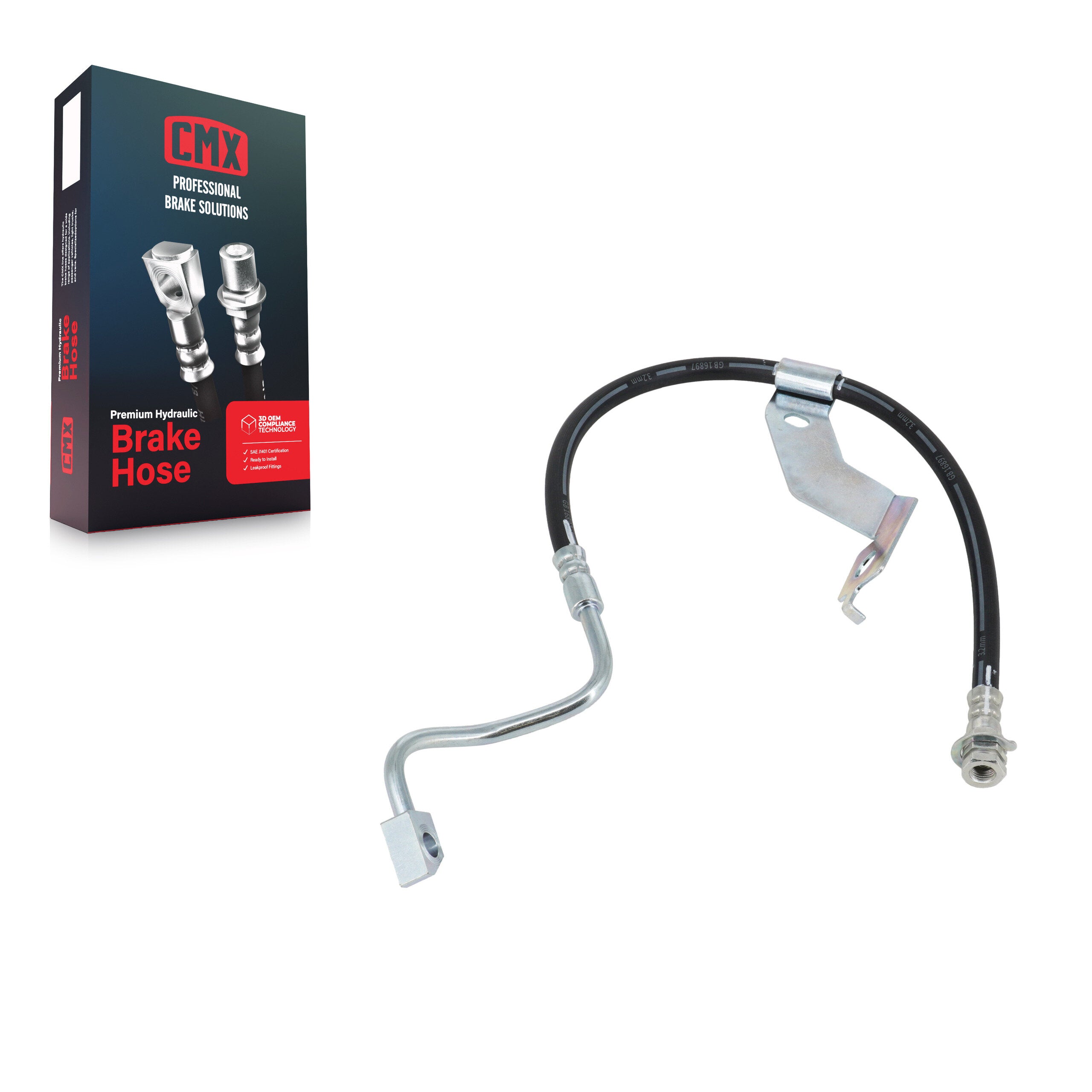 Front Right Brake Hydraulic Hose 12-H621005 For Ford F-350 Super Duty F-250 RWD