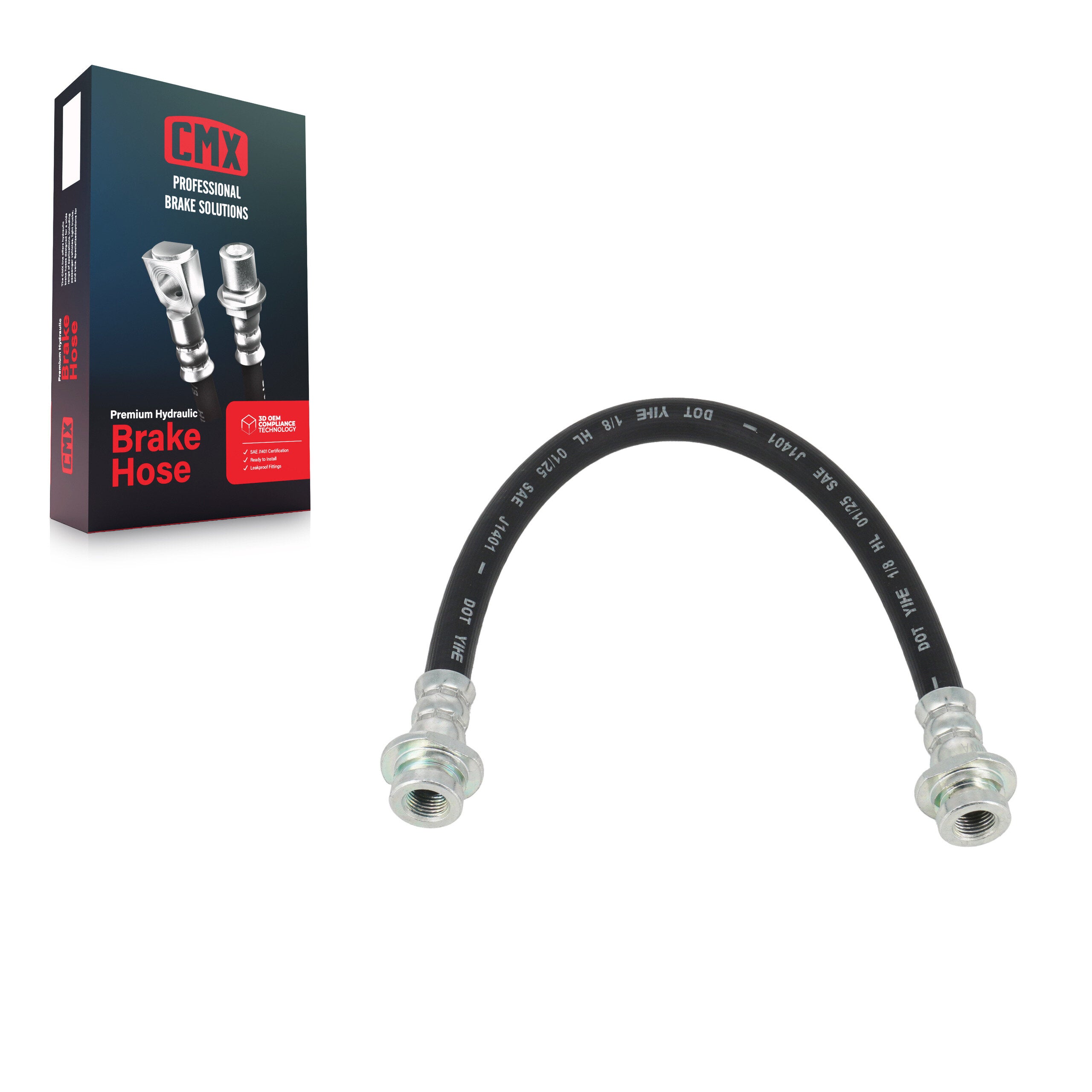 Brake Hydraulic Hose 12-H621143 For Nissan Versa Sentra Cube 300ZX Pulsar NX 200SX Axxess Stanza M30