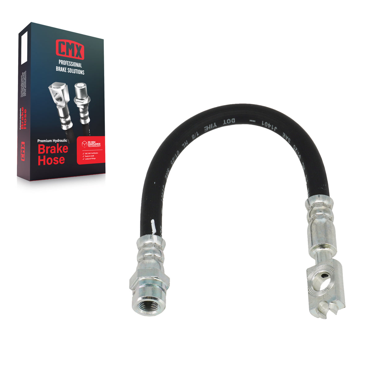 Rear Left Brake Hydraulic Hose 12-H621662 For Volkswagen Jetta Passat Golf Beetle GTI Eos Audi A3
