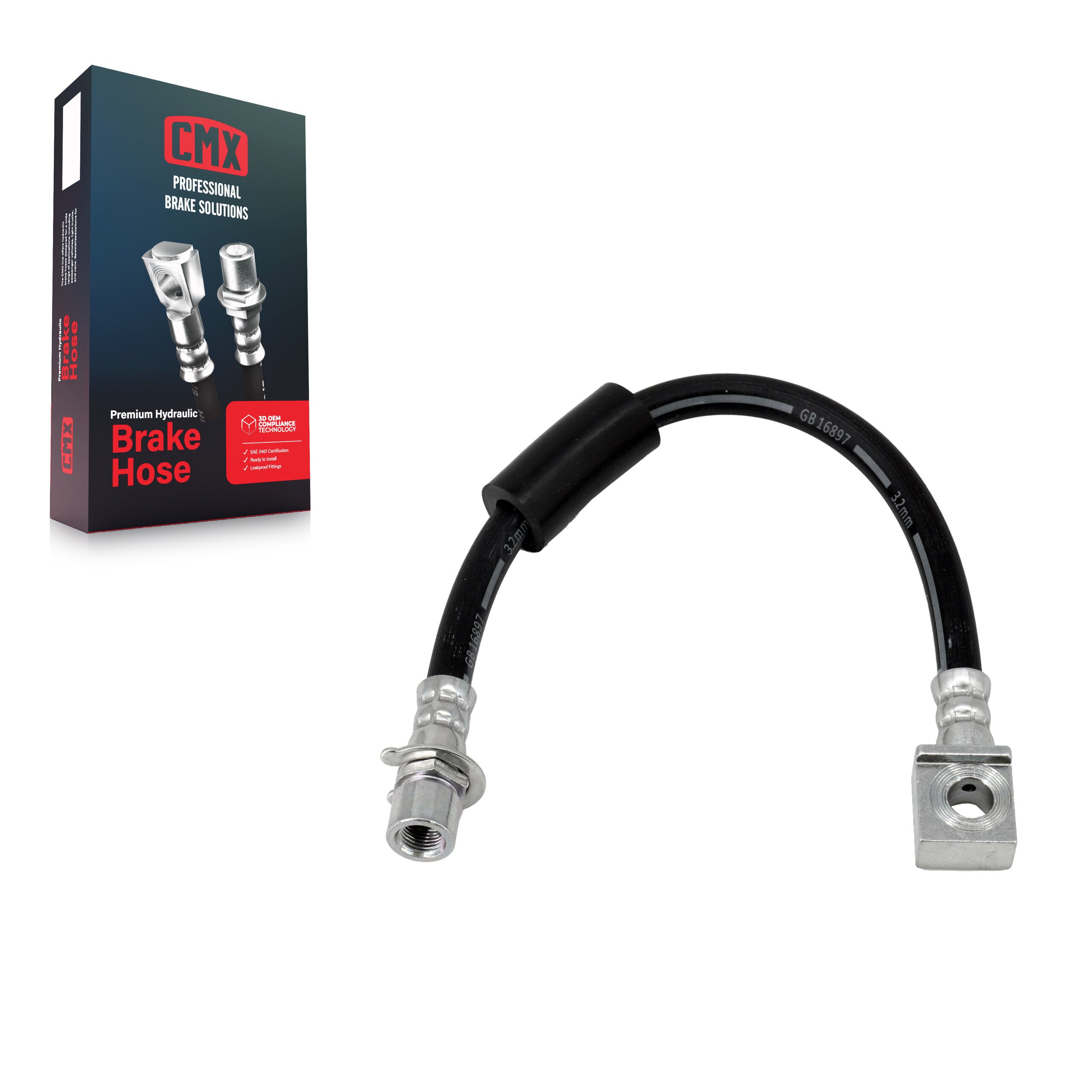 Rear Right Brake Hydraulic Hose 12-H621696 For GMC Chevrolet Sierra 2500 HD Silverado 3500