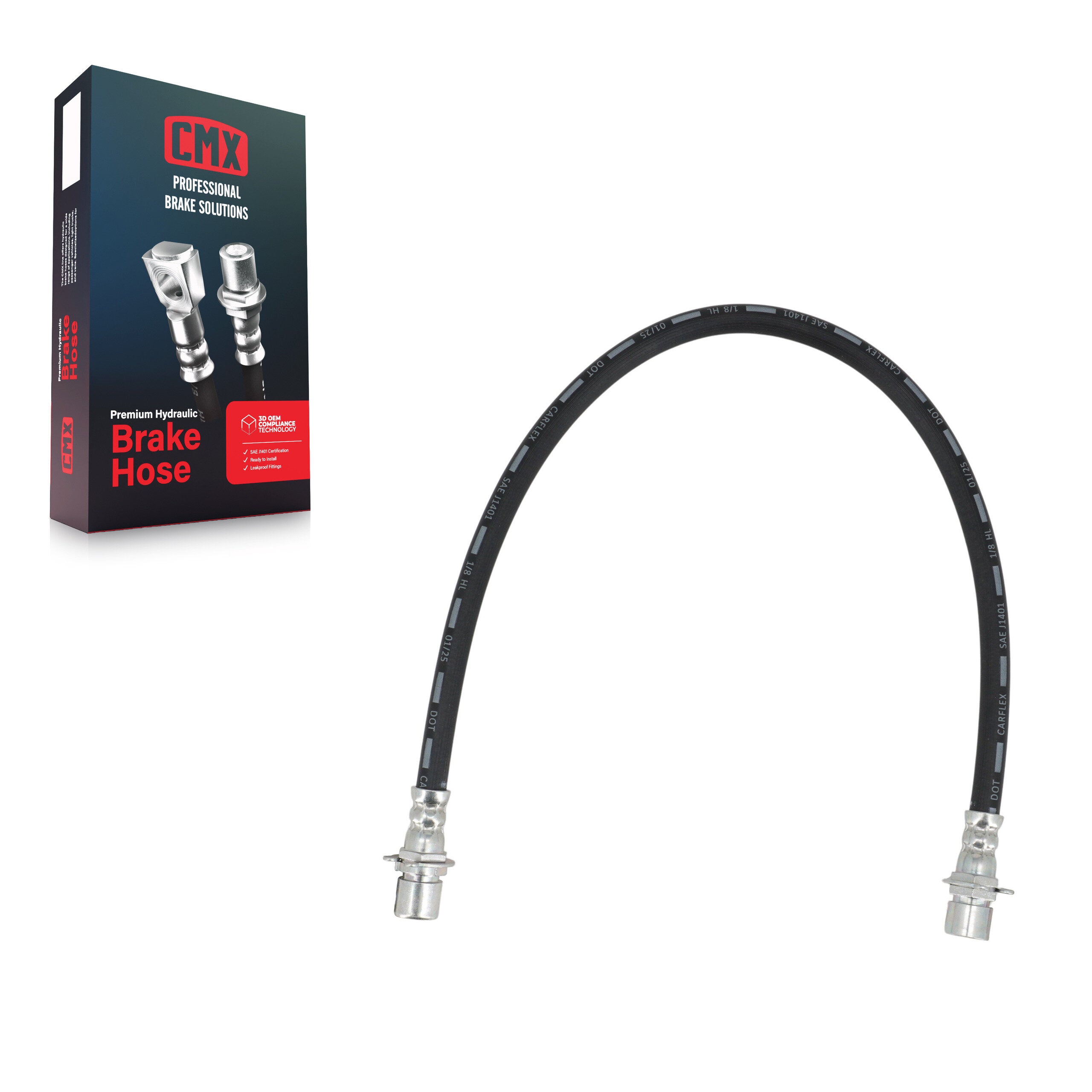 Rear Brake Hydraulic Hose 12-H621697 For GMC Chevrolet Sierra 2500 HD Silverado 3500