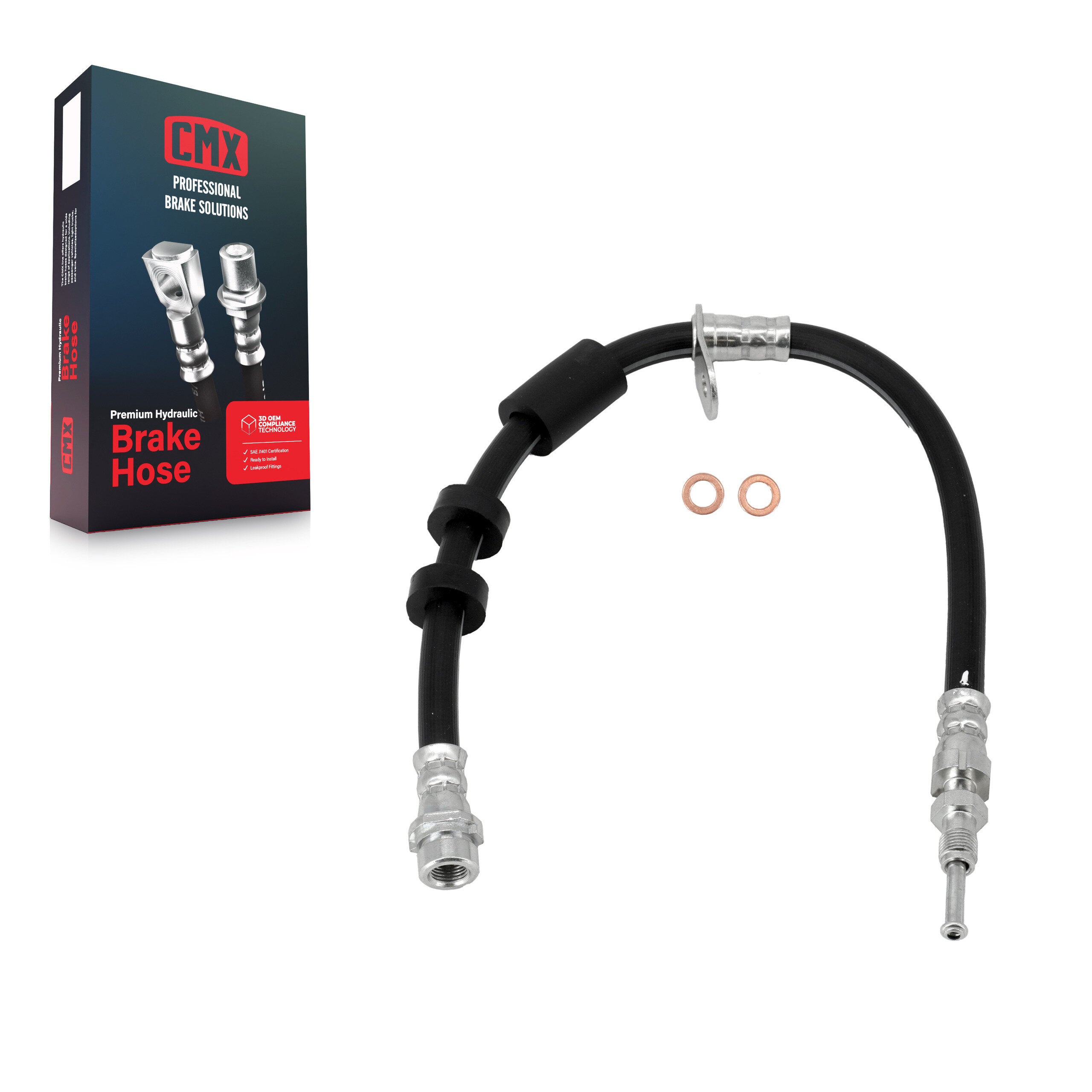 Front Brake Hydraulic Hose 12-H622044 For 2013-2018 Ford Escape