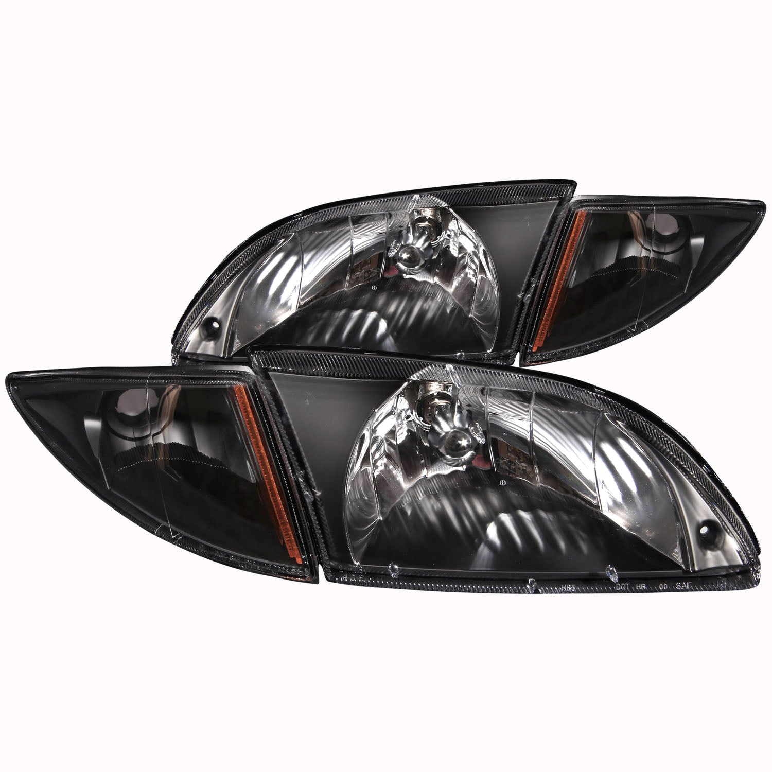 Crystal Headlight Set For 2000-2002 Chevrolet Cavalier 121019