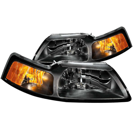 Crystal Headlight Set For 1999-2004 Ford Mustang 121040