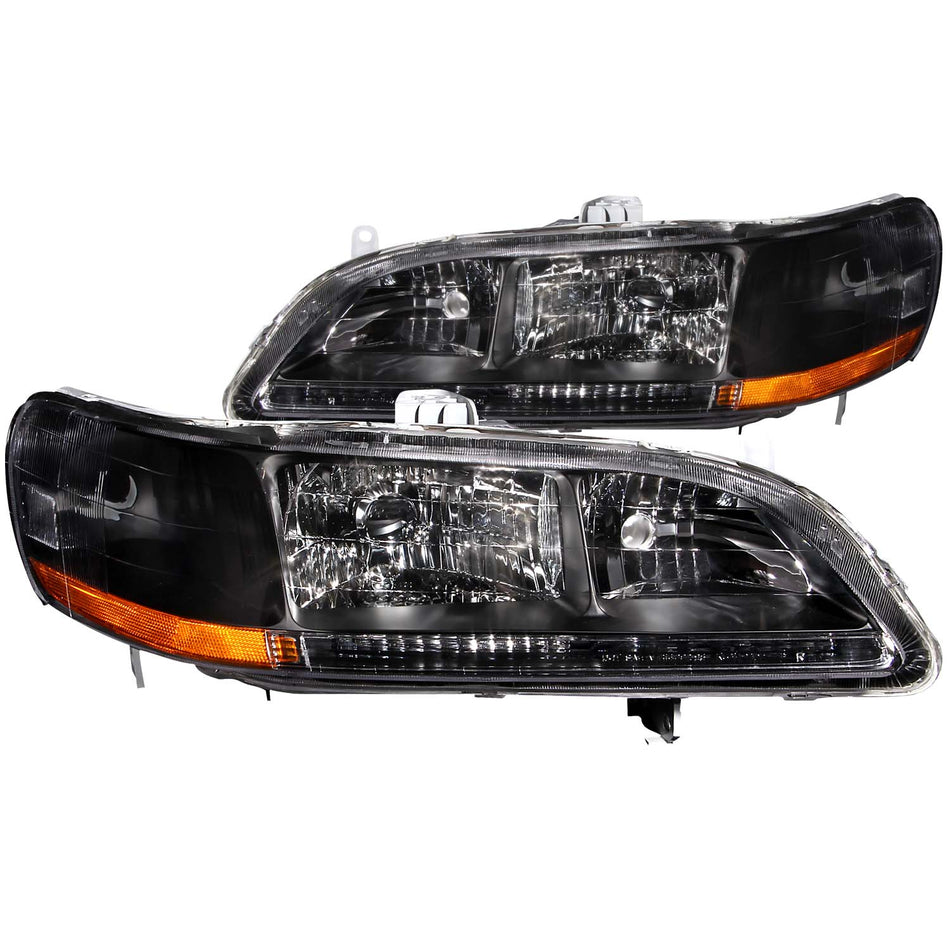 Crystal Headlight Set For 1998-2002 Honda Accord 121052