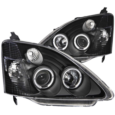 Projector Headlight Set w/Halo For 2002-2004 Honda Civic 121057