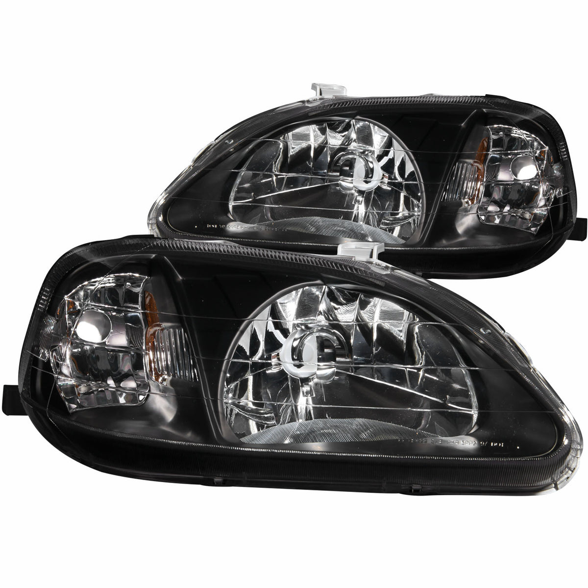 Crystal Headlight Set For 1999-2000 Honda Civic 121070