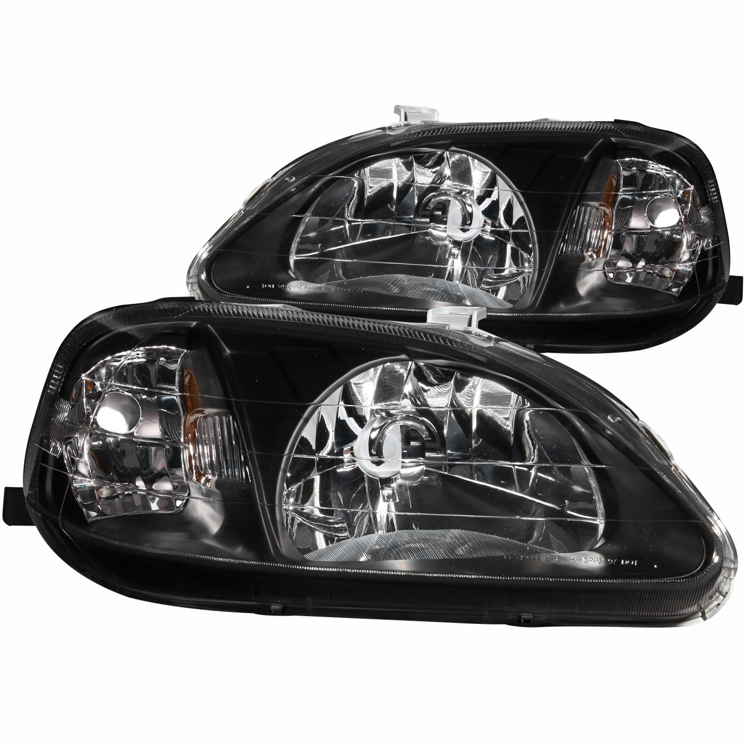 Crystal Headlight Set For 1999-2000 Honda Civic 121070