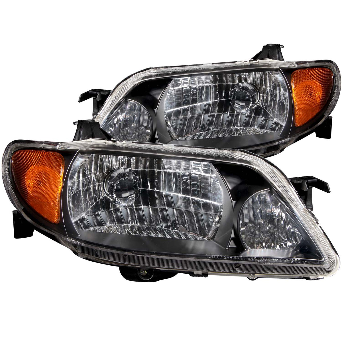 Crystal Headlight Set For 2001-2003 Mazda Protege 121107