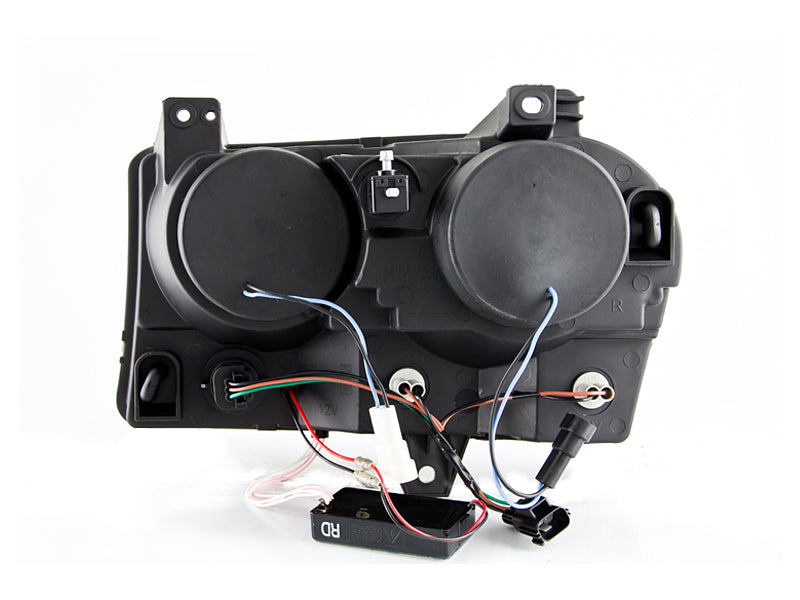 Projector Headlight Set w/Halo For 2005-2010 Chrysler 300 121136