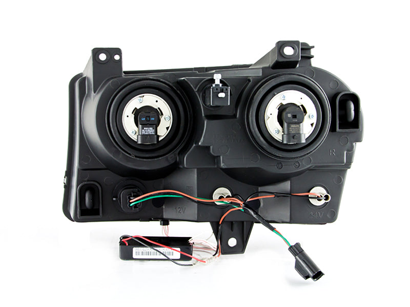 Crystal Headlight Set w/Halo For 2005-2010 Chrysler 300 121137