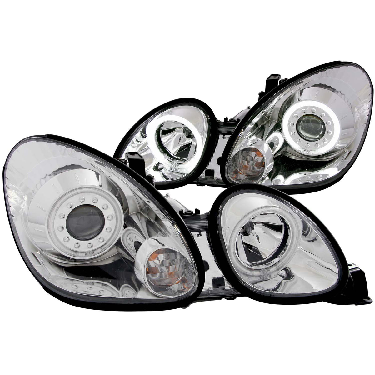 ANZO USA - Projector Headlight Set w/Halo - 121143