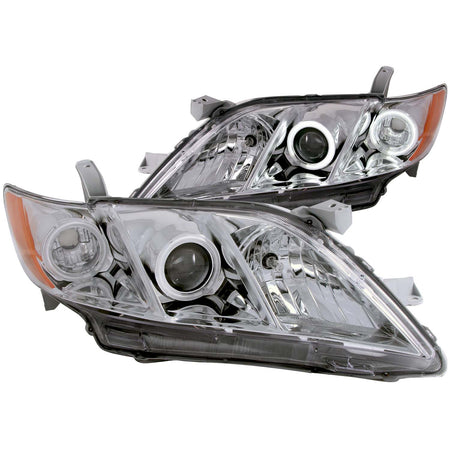 Projector Headlight Set w/Halo For 2007-2009 Toyota Camry 121180