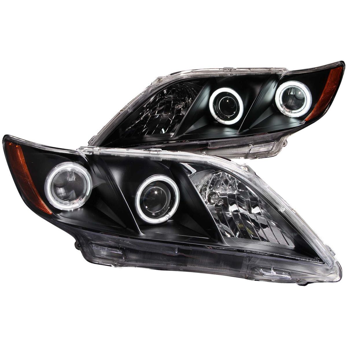 Projector Headlight Set w/Halo For 2007-2009 Toyota Camry 121181
