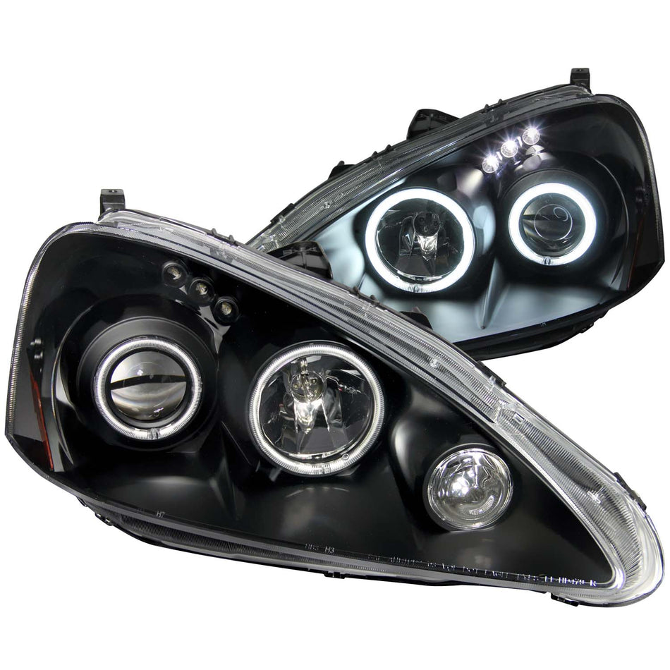 Projector Headlight Set w/Halo For 2005-2006 Acura RSX 121197