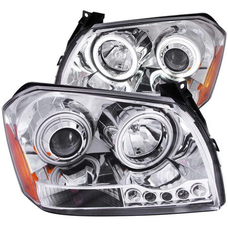 Projector Headlight Set w/Halo For 2005-2007 Dodge Magnum 121219