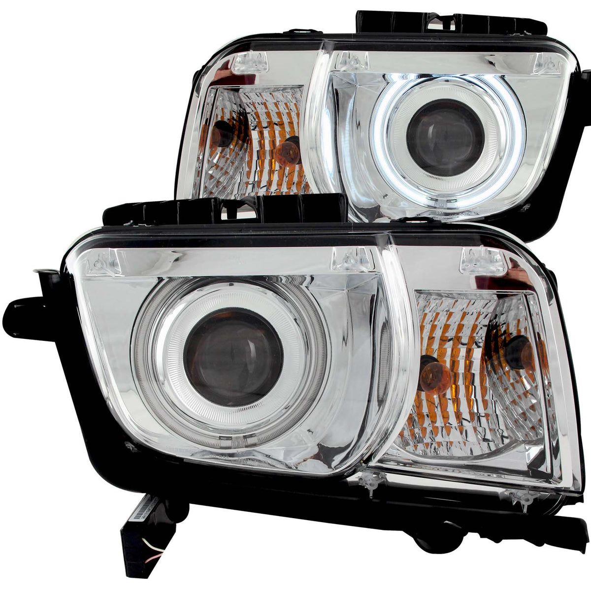 Projector Headlight Set w/Halo For 2010-2013 Chevrolet Camaro 121311