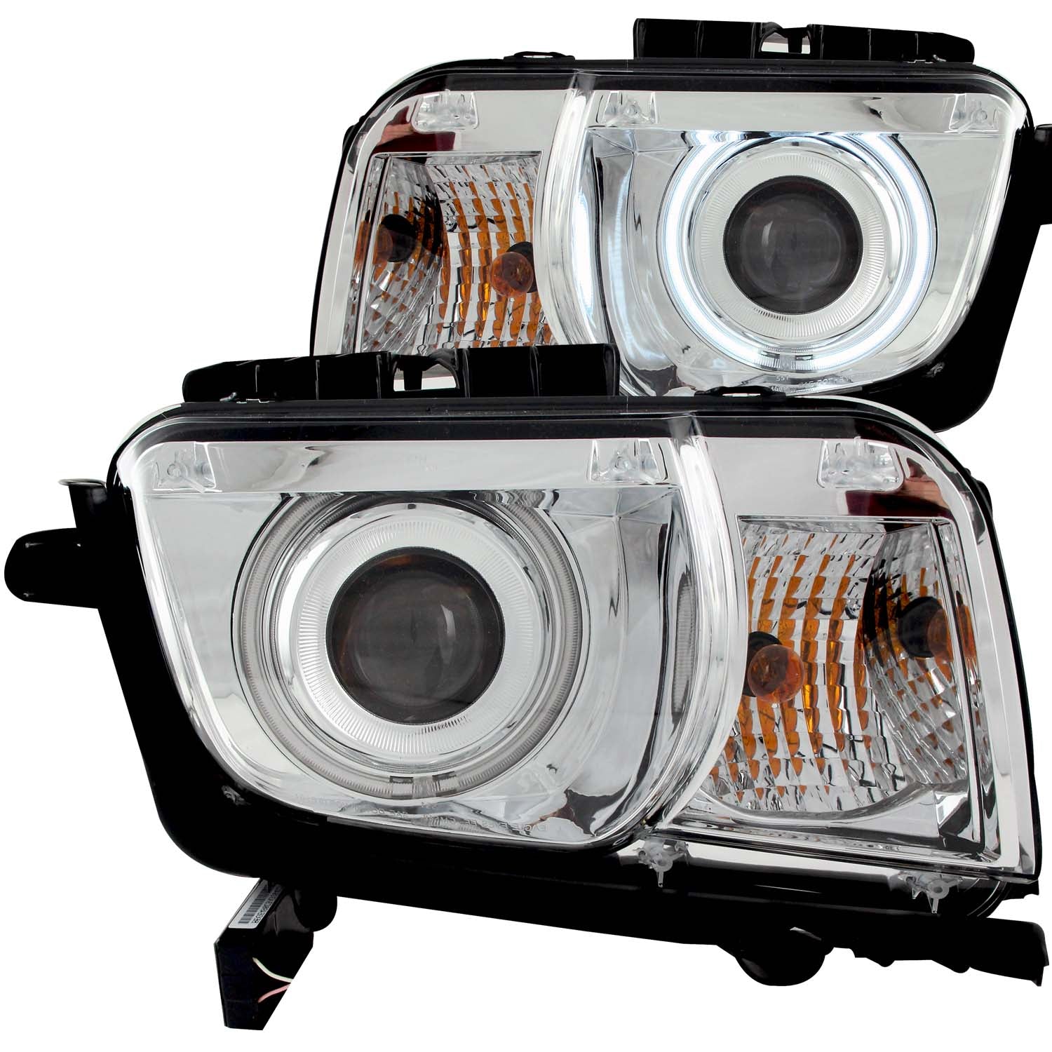 Projector Headlight Set w/Halo For 2010-2013 Chevrolet Camaro 121311