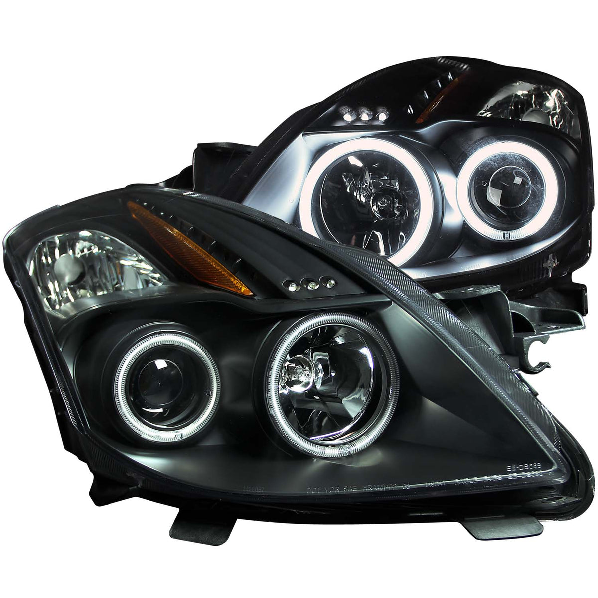 Projector Headlight Set w/Halo For 2008-2010 Nissan Altima 121395
