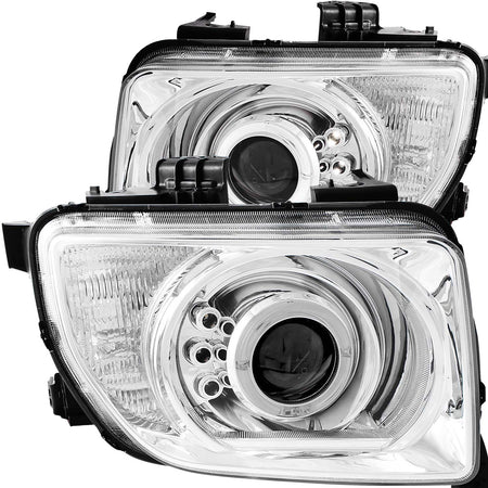 Projector Headlight Set w/Halo For 2003-2006 Honda Element 121431