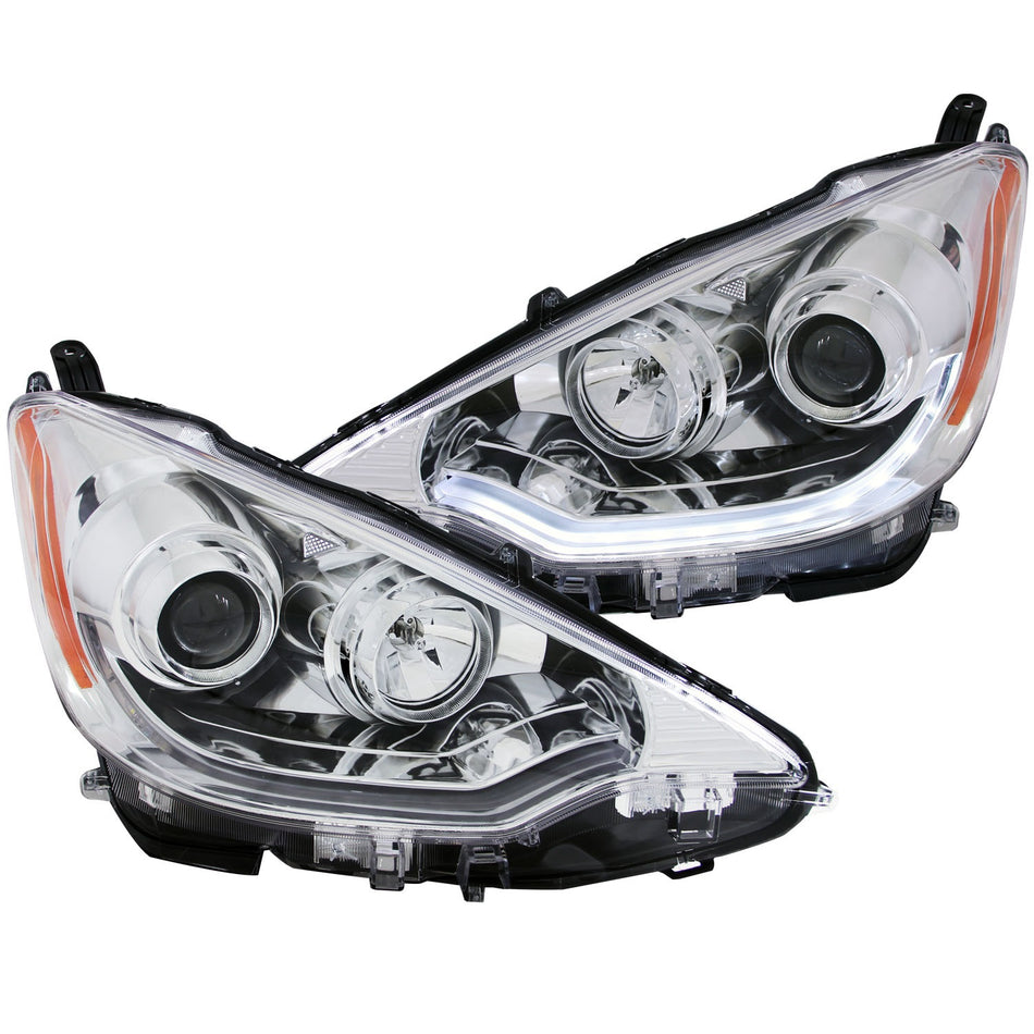 Projector Headlight Set For 2012-2013 Toyota Prius C 121473