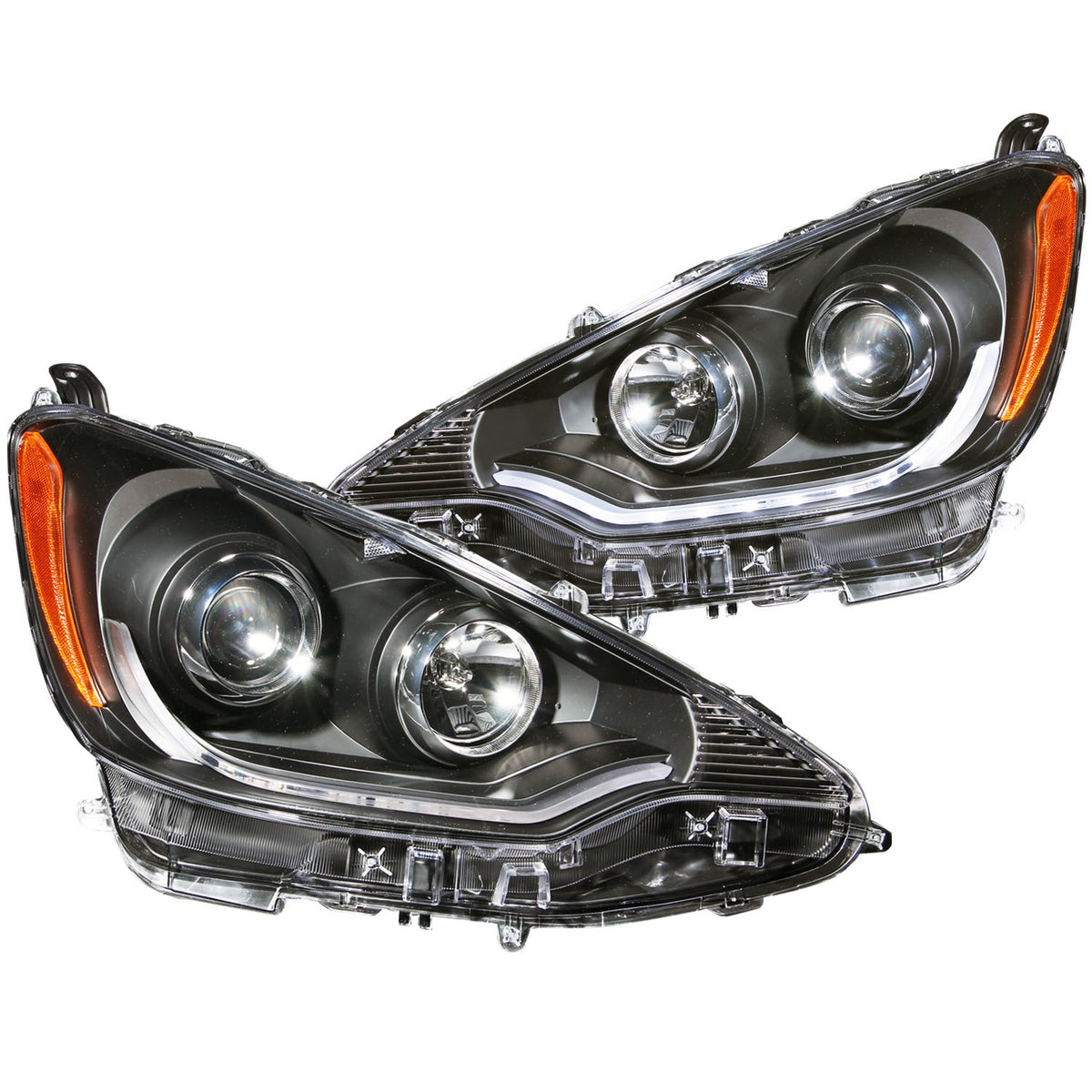 Projector Headlight Set For 2012-2013 Toyota Prius C 121474