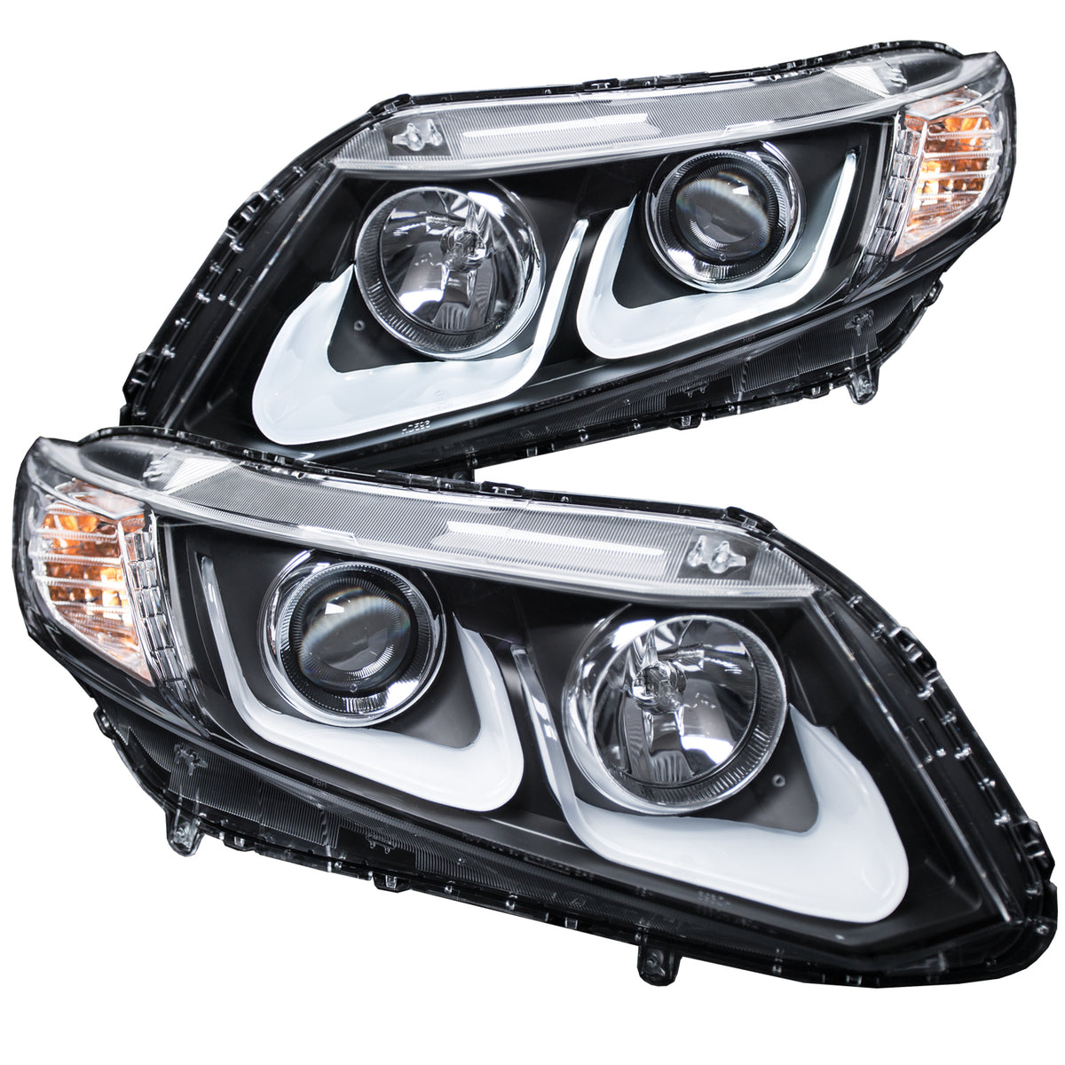 Projector Headlight Set For 2012-2015 Honda Civic 121479