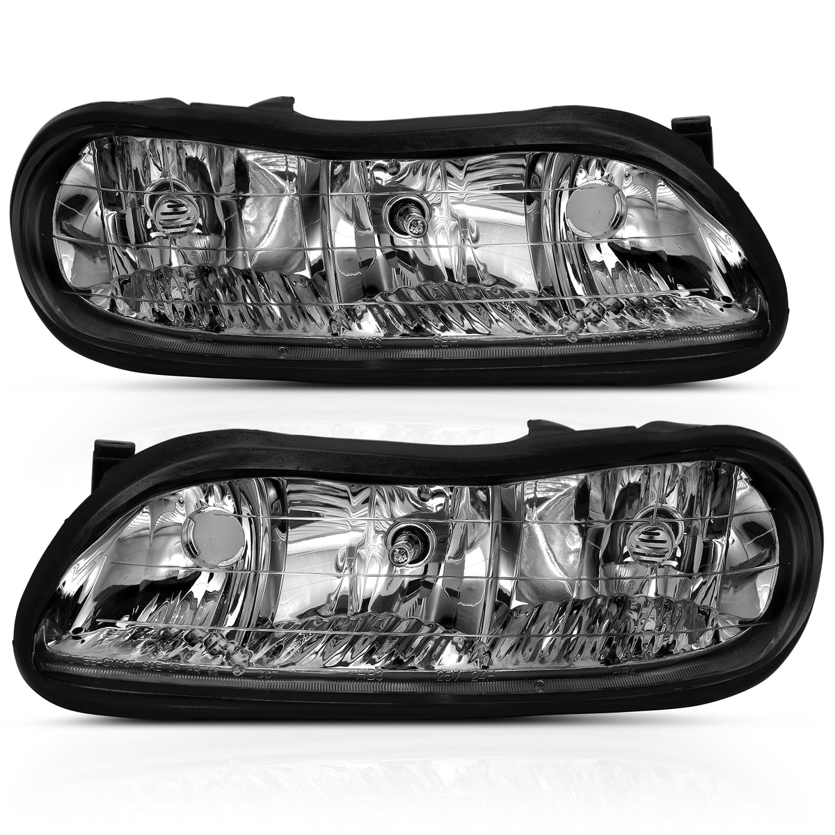 Crystal Headlights For 1997-2003 Chevrolet Malibu 121533