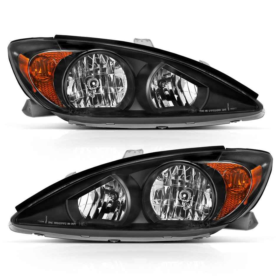 Crystal Headlights For 2002-2004 Toyota Camry 121538