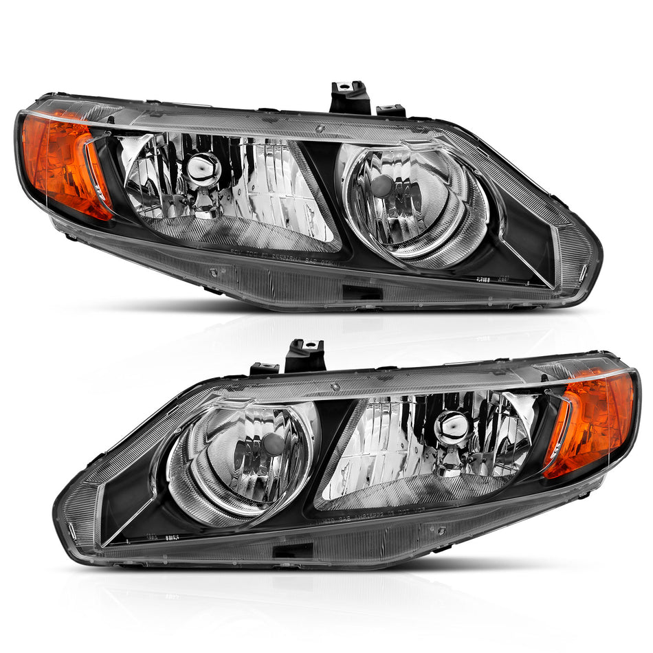 Crystal Headlight For 2006-2011 Honda Civic 121547