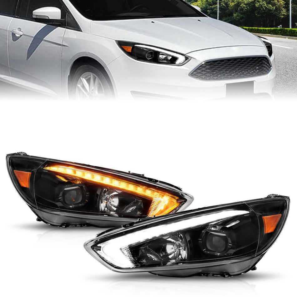 Projector Headlight For 2015-2018 Ford Focus 121564