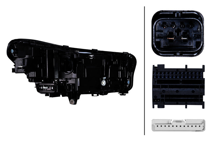 HELLA Headlight Assembly - 015368451