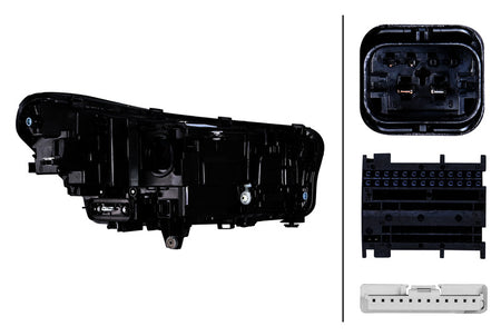 HELLA Headlight Assembly - 015368451