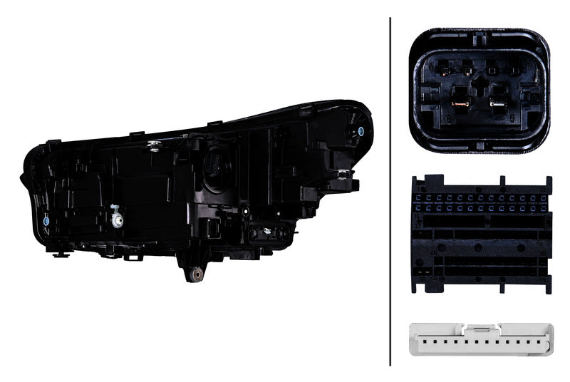 HELLA Headlight Assembly - 015368561