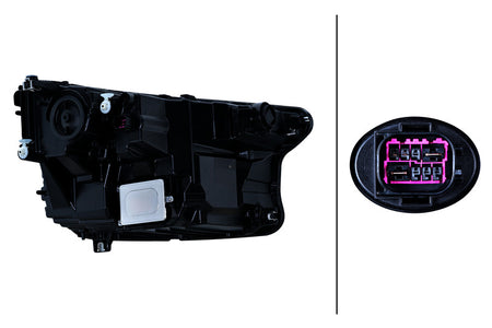 HELLA Headlight Assembly - 015414451